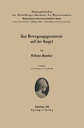 Cover: Zur Bewegungsgeometrie auf der Kugel - Springer