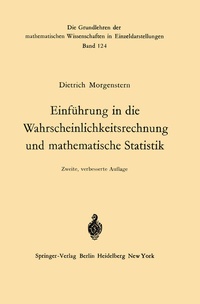 Abbildung von: Einführung in die Wahrscheinlichkeitsrechnung und mathematische Statistik - Springer