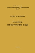 Cover: Grundz&uuml;ge der theoretischen Logik - Springer