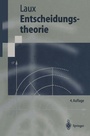 Cover: Entscheidungstheorie - Springer
