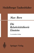Cover: Die Relativit&auml;tstheorie Einsteins - Springer