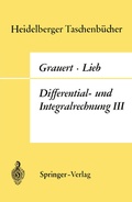 Cover: Differential- und Integralrechnung III - Springer