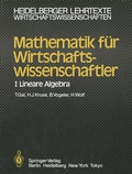 Cover: Mathematik f&uuml;r Wirtschaftswissenschaftler - Springer