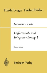 Abbildung von: Differential- und Integralrechnung I. - Springer