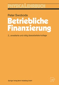 Abbildung von: Betriebliche Finanzierung - Physica