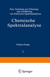 Abbildung von: Chemische Spektralanalyse - Springer