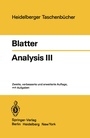 Cover: Analysis III - Springer