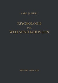 Abbildung von: Psychologie der Weltanschauungen - Springer