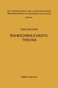 Cover: Wahrscheinlichkeitstheorie - Springer