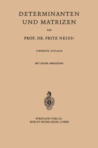 Abbildung von: Determinanten und Matrizen - Springer
