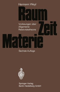 Abbildung von: Raum - Zeit - Materie - Springer