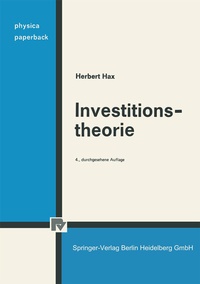 Enlarge image Cover: Investitionstheorie - Physica