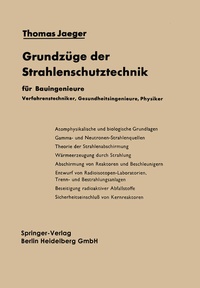 Abbildung von: Grundzüge der Strahlenschutztechnik - Springer