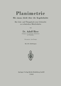 Abbildung von: Planimetrie - Springer