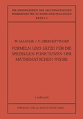 Cover: Formeln und S&auml;tZe f&uuml;r die SpeZiellen Funktionen der Mathematischen Physik - Springer