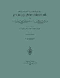 Abbildung von: Praktisches Handbuch der gesamten Schweißtechnik - Springer