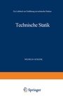 Cover: Technische Statik - Springer