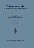 Cover: Trigonometrie f&uuml;r Maschinenbauer und Elektrotechniker - Springer