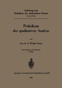 Abbildung von: Anleitung zum Praktikum der analytischen Chemie - Springer