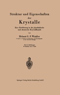 Cover: Struktur und Eigenschaften der Krystalle - Springer
