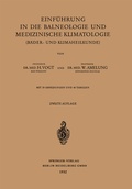 Cover: Einf&uuml;hrung in die Balneologie und medizinische Klimatologie (B&auml;der- und Klimaheilkunde) - Springer