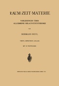 Cover: Raum, Zeit, Materie - Springer