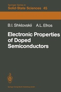 Cover: Electronic Properties of Doped Semiconductors - Springer