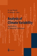Cover: Analysis of Climate Variability - Springer