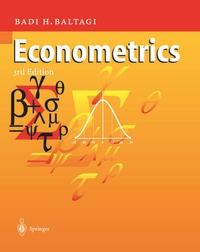 Enlarge image Cover: Econometrics - Springer