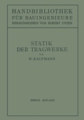 Cover: Statik der Tragwerke - Springer