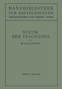 Enlarge image Cover: Statik der Tragwerke - Springer