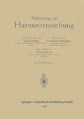 Cover: Anleitung zur Harnuntersuchung - Springer