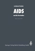 Cover: AIDS und die Vorstadien - Springer