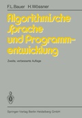 Cover: Algorithmische Sprache und Programmentwicklung - Springer