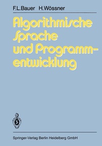 Abbildung von: Algorithmische Sprache und Programmentwicklung - Springer