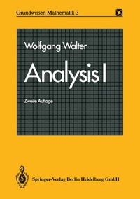 Enlarge image Cover: Analysis I - Springer
