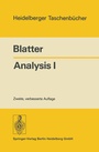 Cover: Analysis I - Springer