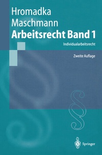 Abbildung von: Arbeitsrecht Band 1 - Springer