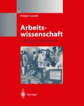 Cover: Arbeitswissenschaft - Springer