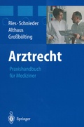 Cover: Arztrecht - Springer