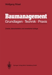 Abbildung von: Baumanagement - Springer