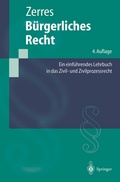 Cover: B&uuml;rgerliches Recht - Springer