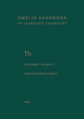 Cover: Th Thorium - Springer