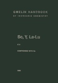 Cover: Sc, Y, La-Lu Rare Earth Elements - Springer