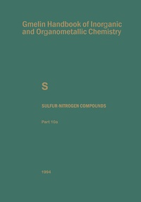 Enlarge image Cover: Sulfur-Nitrogen Compounds - Springer