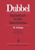 Cover: Dubbel: Taschenbuch f&uuml;r den Maschinenbau - Springer