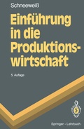 Cover: Einf&uuml;hrung in die Produktionswirtschaft - Springer