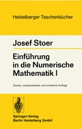 Cover: Einf&uuml;hrung in die Numerische Mathematik I - Springer