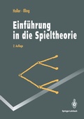 Cover: Einf&uuml;hrung in die Spieltheorie - Springer