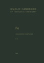 Cover: Fe Organoiron Compounds Part B13 - Springer